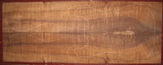 Koa Electric/Bass Tops 3A & 4A $285 for both
(2) plates 7" x 37-1/4", .160" thick
Air dried since 2006, 13" electric patterns shown; two sibling guitar tops or a matching top and back, strong flame especially on 4A top (at right).
set #137-1109 Koa Electric/Bass Tops 3A & 4A $285 for both
(2) plates 7" x 37-1/4", .160" thick
Air dried since 2006, 13" electric patterns shown; two sibling guitar tops or a matching top and back, strong flame especially on 4A top (at right).
set #137-1109