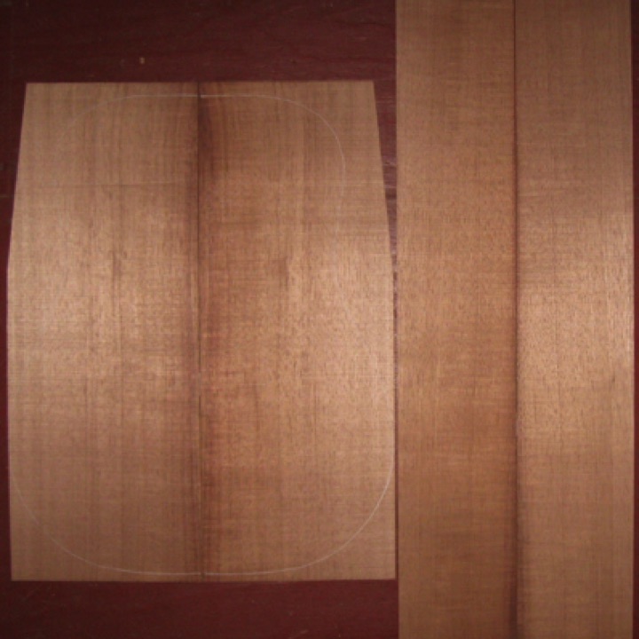 Koa OM/Dreadnought AA+ $225
(2) back plates 8-1/8" x 21" (tapers as shown)
(2) side plates 5-1/2" x 34"
Air dried since 2017, 16" dred pattern shown, straight & vertical grain, good curl. Will make handsome guitar.
set #200-2123 Koa OM/Dreadnought AA+ $225
(2) back plates 8-1/8" x 21" (tapers as shown)
(2) side plates 5-1/2" x 34"
Air dried since 2017, 16" dred pattern shown, straight & vertical grain, good curl. Will make handsome guitar.
set #200-2123