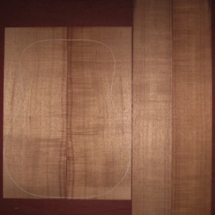 Koa OM/Dreadnought AAA $300
(2) back plates 8-1/4" x 22"
(2) side plates 5" x 33-3/8"
Air dried since 2017, 16" D pattern shown, straight & vertical grain, full curl.
set #200-2333 Koa OM/Dreadnought AAA $300
(2) back plates 8-1/4" x 22"
(2) side plates 5" x 33-3/8"
Air dried since 2017, 16" D pattern shown, straight & vertical grain, full curl.
set #200-2333