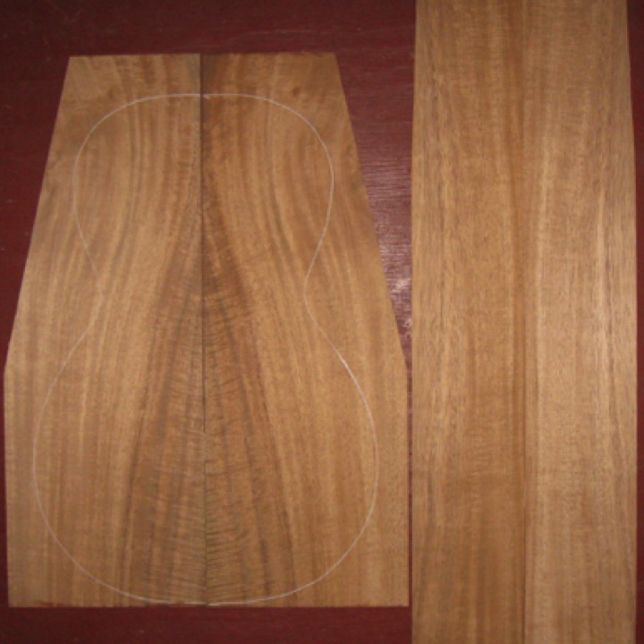 Koa Parlor AA+ $125
(2) back plates 7-1/4" x 20" (taper to 4-3/4")
(2) side plates 4" x 30" (taper to 3-3/4")
Air dried since 2016, 12-1/4" parlor pattern shown. Bright orange brown with tight medium flame. Gorgeous.
set #173-2487 Koa Parlor AA+ $125
(2) back plates 7-1/4" x 20" (taper to 4-3/4")
(2) side plates 4" x 30" (taper to 3-3/4")
Air dried since 2016, 12-1/4" parlor pattern shown. Bright orange brown with tight medium flame. Gorgeous.
set #173-2487
