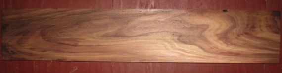 face #2 - blank #196-1718
Glue the two patterns for one neck. Or resaw board and add koa or other wood to the middle of each pattern to yield 2 necks. Extra koa for heel blocks or smalller necks. face #2 - blank #196-1718
Glue the two patterns for one neck. Or resaw board and add koa or other wood to the middle of each pattern to yield 2 necks. Extra koa for heel blocks or smalller necks.