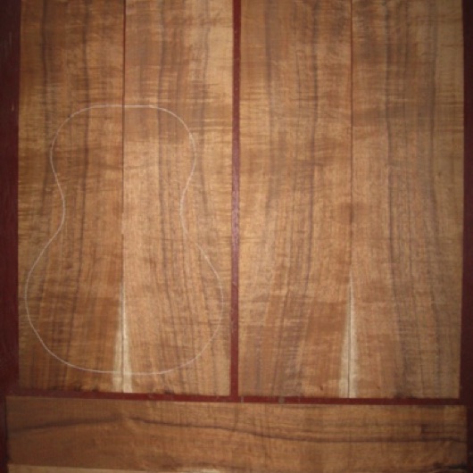 Koa Tenor 'Ukulele AAA $132
(4) top-back plates 5" x 21"
(2) side plates 3-1/4" x 21"
Air dried since 2006, tenor pattern shown, lots of color variation and flame.
set #136-1293 Koa Tenor 'Ukulele AAA $132
(4) top-back plates 5" x 21"
(2) side plates 3-1/4" x 21"
Air dried since 2006, tenor pattern shown, lots of color variation and flame.
set #136-1293
