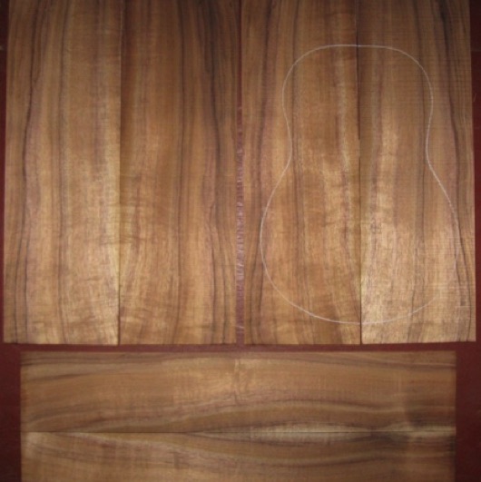 Koa Tenor Ukulele A+ $65
(4) top-back plates 5" x 15-1/2"
(2) side plates 3-1/2" x 19"
Air dried since 2017, tenor pattern shown, light curl.
set #205-1781 Koa Tenor Ukulele A+ $65
(4) top-back plates 5" x 15-1/2"
(2) side plates 3-1/2" x 19"
Air dried since 2017, tenor pattern shown, light curl.
set #205-1781