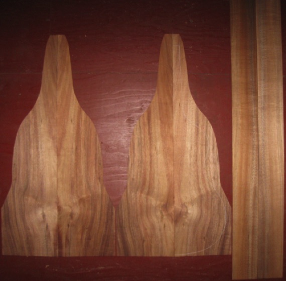 Koa Weissenborn A $175
(4) top-back plates 8-3/4" x 34"
(2) side plates 4" x 44-1/2"
Air dried since 2016. Colorful with bold figure.
set #180-2095 Koa Weissenborn A $175
(4) top-back plates 8-3/4" x 34"
(2) side plates 4" x 44-1/2"
Air dried since 2016. Colorful with bold figure.
set #180-2095