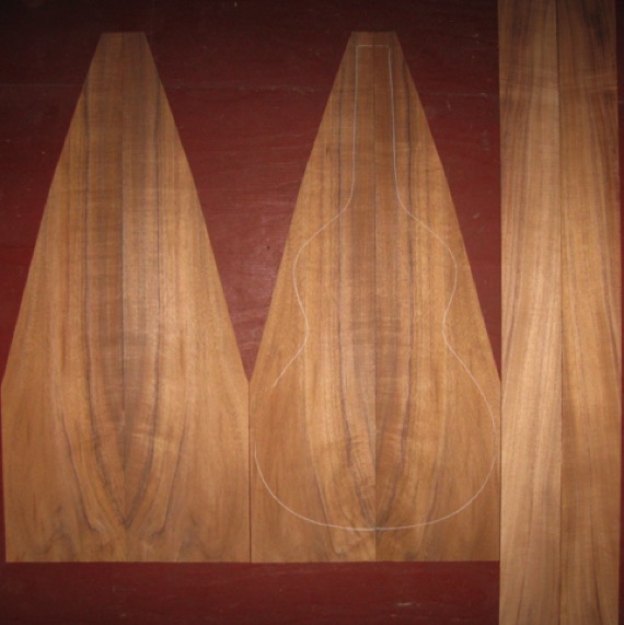 Koa Weissenborn AA+ $385
(4) top-back plates 8-1/8" x 35-1/4"
(2) side plates 4" x 44-1/2"
Air dried since 2019, rich color and stripes, vertical grain, medium flame.
set #206-2203