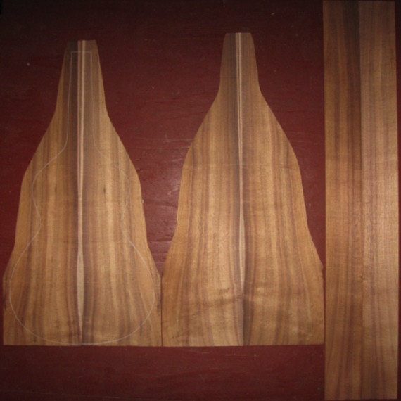 Koa Weissenborn AA $275
(4) top-back plates 8-3/4" x 33-1/2"
(2) side plates 4" x 44"
Air dried since 2013, bold stripes, good color,
light curl.
set #162-2430 Koa Weissenborn AA $275
(4) top-back plates 8-3/4" x 33-1/2"
(2) side plates 4" x 44"
Air dried since 2013, bold stripes, good color,
light curl.
set #162-2430