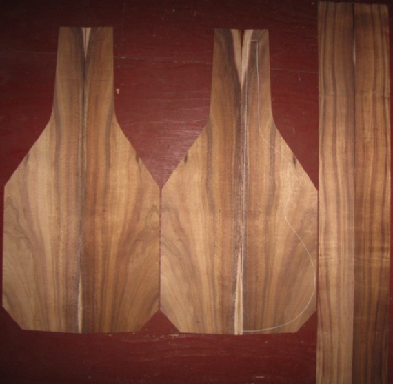 Koa Weissenborn AA $275
(4) top-back plates 8-1/2" x 33-1/2"
(2) side plates 4" x 44"
Air dried since 2013, bold bands of gorgeous red-orange-brown colors, light curl.
set #162-2531 Koa Weissenborn AA $275
(4) top-back plates 8-1/2" x 33-1/2"
(2) side plates 4" x 44"
Air dried since 2013, bold bands of gorgeous red-orange-brown colors, light curl.
set #162-2531