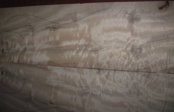 closeup, not wetted
set #133-1998

Several similar 
tops from the same board available. Please inquire. 