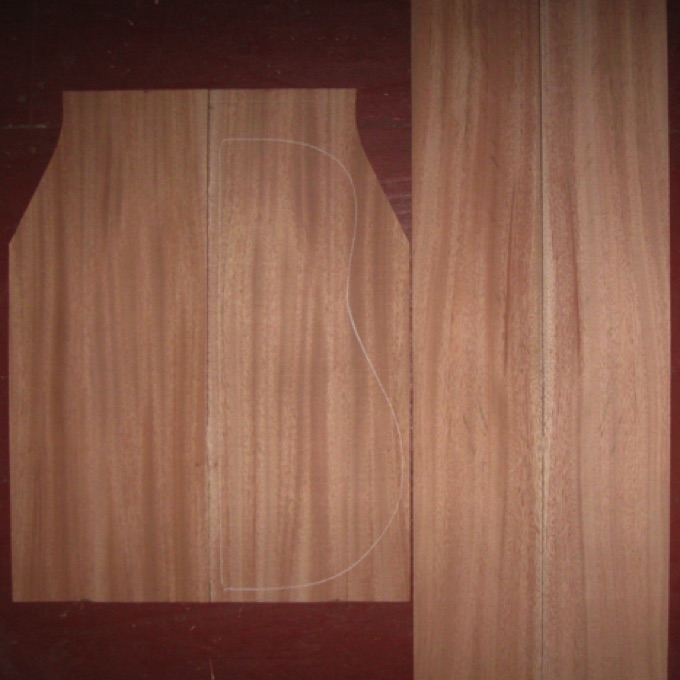 Khaya OM/Dreadnought A+ $75
(2) back plates 9" x 23" (tapering)
(2) side plates 5-3/4" x 32"
Air dried since 2017, 16" D pattern shown; bright color with ribbon stripe figure.
(2) consecutive sets available - set #211-2324 Khaya OM/Dreadnought A+ $75
(2) back plates 9" x 23" (tapering)
(2) side plates 5-3/4" x 32"
Air dried since 2017, 16" D pattern shown; bright color with ribbon stripe figure.
(2) consecutive sets available - set #211-2324