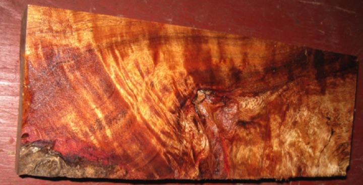 Curly koa $45 + $7.65 shipping
12" x 4-3/4", planed to 1-7/8" thickness.
Wild and crazy figure. Air dried since 2006.
face #1 - board #136-1599 Curly koa $45 + $7.65 shipping
12" x 4-3/4", planed to 1-7/8" thickness.
Wild and crazy figure. Air dried since 2006.
face #1 - board #136-1599